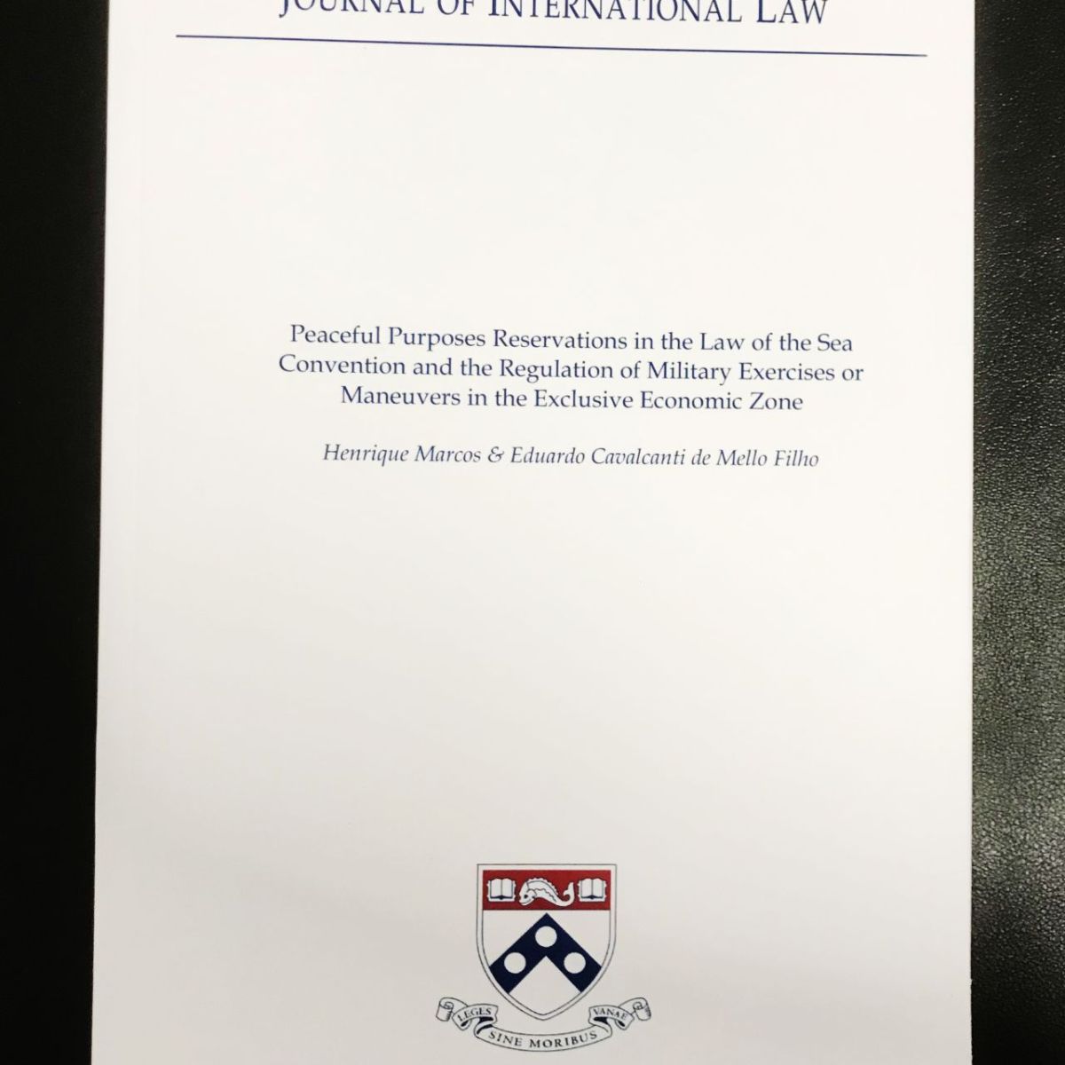 Research cited by Ukraine in the Ukraine v. Russia PCA&nbsp;case