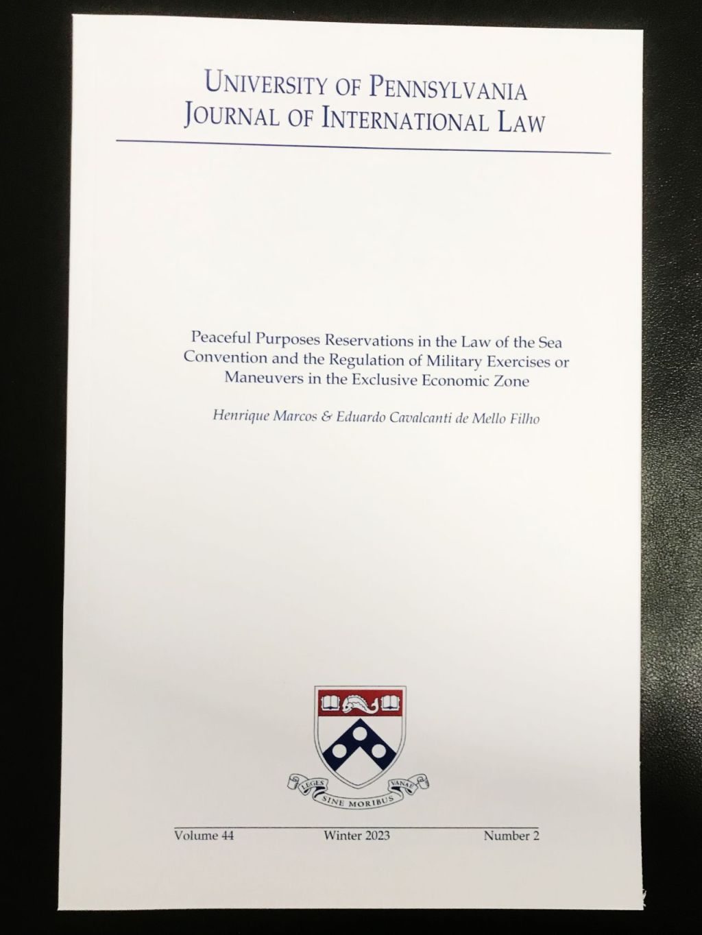 Research cited by Ukraine in the Ukraine v. Russia PCA&nbsp;case