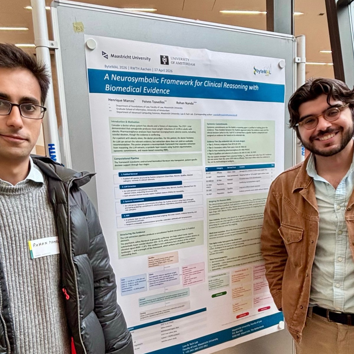 A Neurosymbolic Framework for Clinical Reasoning: Reflections from ByteMAL 2026 (Aachen, April&nbsp;2026)