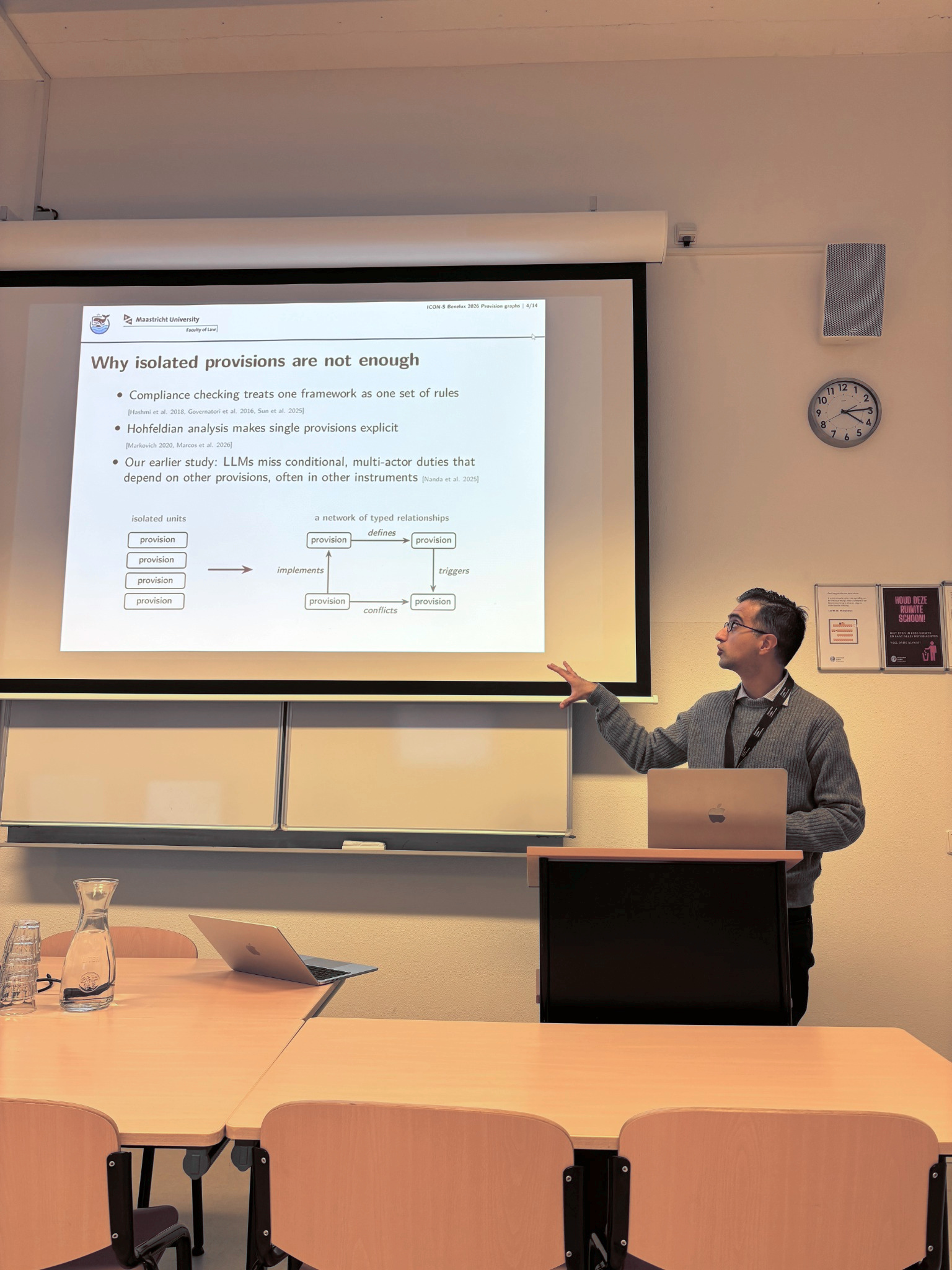 Slide ‘Why isolated provisions are not enough’ during the presentation at ICON-S Benelux, Leiden